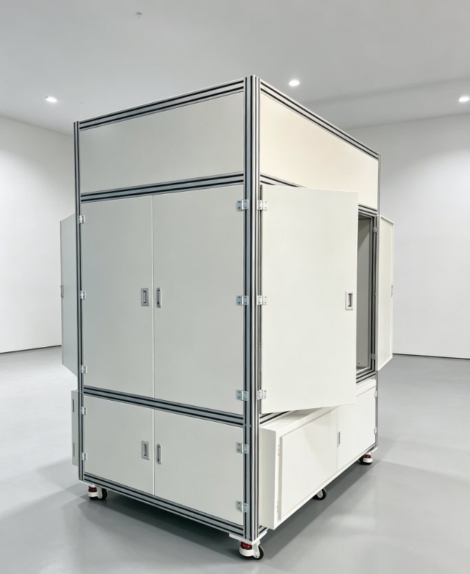 Enclosed laser welding and 3D weld seam inspection workstation